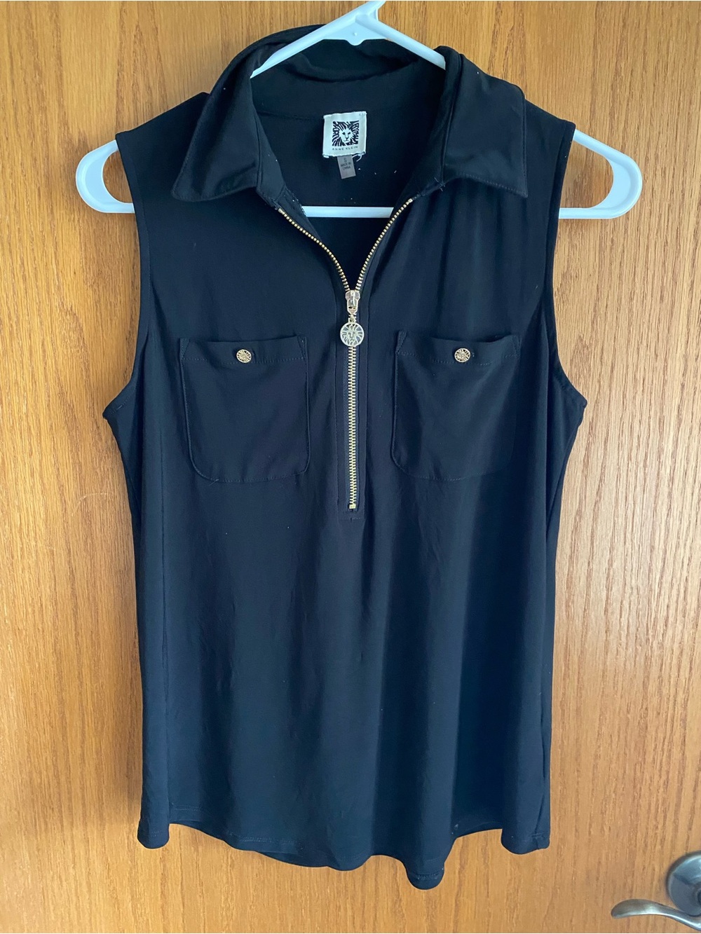 Anne Klein Women’s Pull Over 1/4 Zip Vest